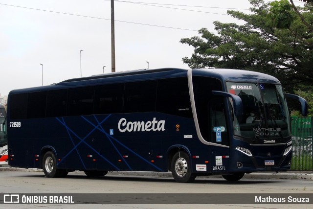 Viação Cometa 721509 na cidade de São Paulo, São Paulo, Brasil, por Matheus Souza. Número da foto: #9703842.