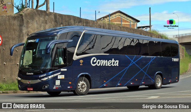 Viação Cometa 719597 na cidade de Campinas, São Paulo, Brasil, por Sérgio de Sousa Elias. Número da foto: #9703440.