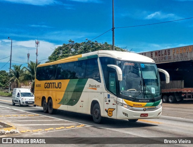 Empresa Gontijo de Transportes 16065 na cidade de Campos dos Goytacazes, Rio de Janeiro, Brasil, por Breno Vieira. ID da foto: 9704011.