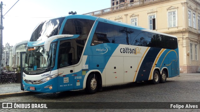 Cattani Sul Transportes e Turismo 41668 na cidade de Pelotas, Rio Grande do Sul, Brasil, por Felipe Alves. Número da foto: #9702755.