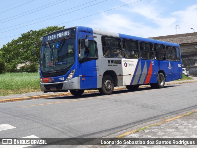 BR Mobilidade Baixada Santista 7802 na cidade de Cubatão, São Paulo, Brasil, por Leonardo Sebastiao dos Santos Rodrigues. Número da foto: #9701352.