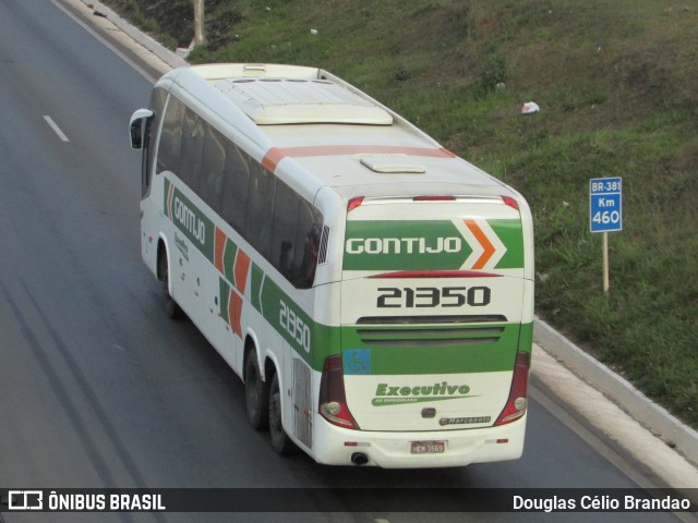 Empresa Gontijo de Transportes 21350 na cidade de Belo Horizonte, Minas Gerais, Brasil, por Douglas Célio Brandao. Número da foto: #9704109.