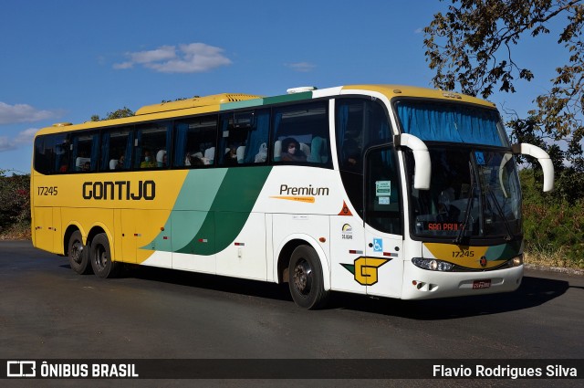 Empresa Gontijo de Transportes 17245 na cidade de Montes Claros, Minas Gerais, Brasil, por Flavio Rodrigues Silva. ID da foto: 9702857.