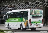 Empresa União de Transportes 4166 na cidade de Florianópolis, Santa Catarina, Brasil, por Jacy Emiliano. Número da foto: #:id.