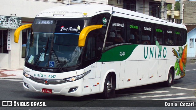 Empresa União de Transportes 4147 na cidade de Balneário Camboriú, Santa Catarina, Brasil, por Daniel Cezari. ID da foto: 9620647.