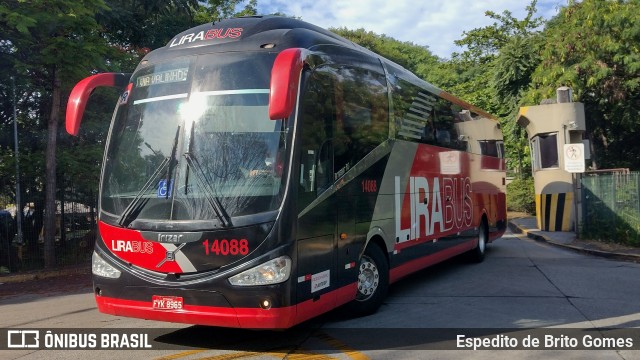 Lirabus 14088 na cidade de São Paulo, São Paulo, Brasil, por Espedito de Brito Gomes. Número da foto: #9622778.