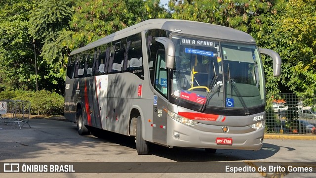 Empresa de Ônibus Pássaro Marron 45224 na cidade de São Paulo, São Paulo, Brasil, por Espedito de Brito Gomes. Número da foto: #9622790.