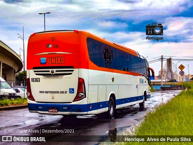 Expresso União 10363 na cidade de Campinas, São Paulo, Brasil, por Henrique Alves de Paula Silva. Número da foto: #9619320.