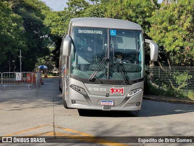 Auto Viação 1001 RJ 108.1215 na cidade de São Paulo, São Paulo, Brasil, por Espedito de Brito Gomes. Número da foto: #9622737.