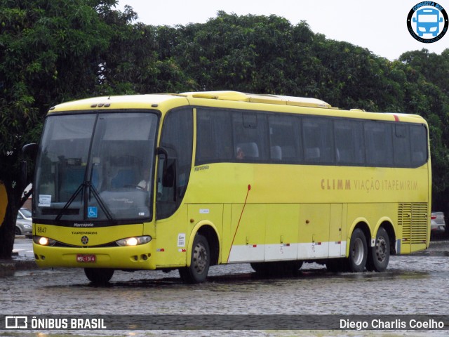 Viação Itapemirim 8847 na cidade de Vitória da Conquista, Bahia, Brasil, por Diego Charlis Coelho. Número da foto: #9622640.