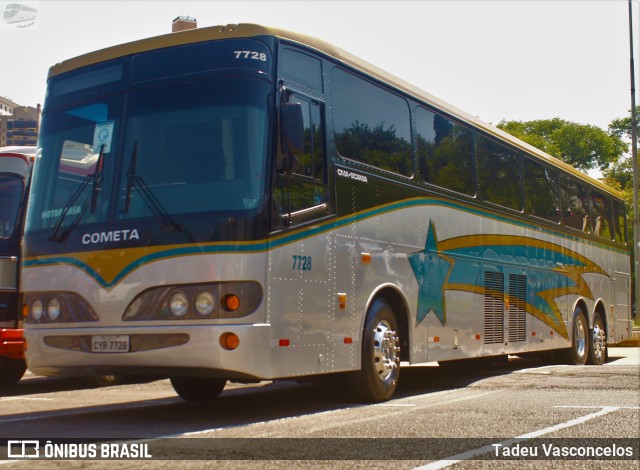 Cometinha - Viação Marvin 7728 na cidade de São Paulo, São Paulo, Brasil, por Tadeu Vasconcelos. ID da foto: 9619515.