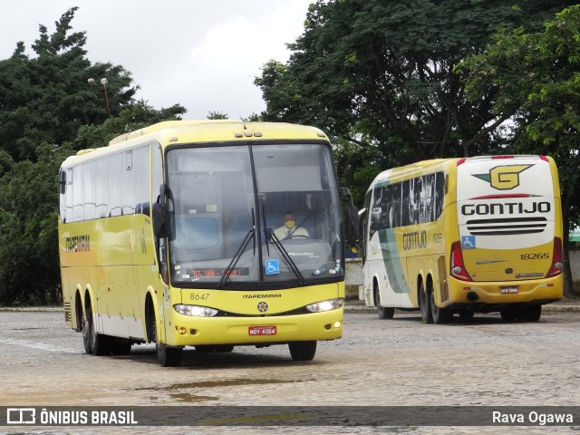 Viação Itapemirim 8647 na cidade de Vitória da Conquista, Bahia, Brasil, por Rava Ogawa. Número da foto: #9620465.