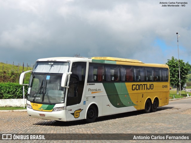 Empresa Gontijo de Transportes 12415 na cidade de João Monlevade, Minas Gerais, Brasil, por Antonio Carlos Fernandes. ID da foto: 9620172.