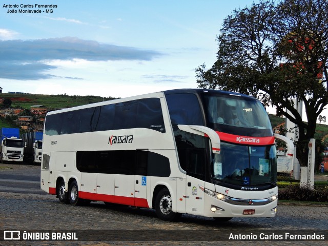 Kaissara - Viação Caiçara 15502 na cidade de João Monlevade, Minas Gerais, Brasil, por Antonio Carlos Fernandes. Número da foto: #9620236.
