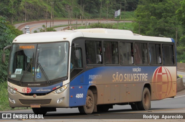 Viação São Silvestre 4800 na cidade de Conselheiro Lafaiete, Minas Gerais, Brasil, por Rodrigo  Aparecido. Número da foto: #9621664.