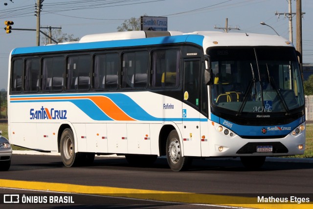 VUSC - Viação União Santa Cruz 2505 na cidade de Santa Cruz do Sul, Rio Grande do Sul, Brasil, por Matheus Etges. ID da foto: 9621329.