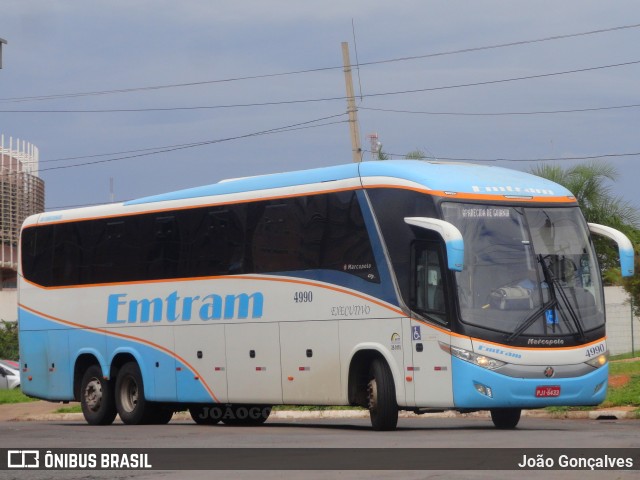 Emtram 4990 na cidade de Taguatinga, Distrito Federal, Brasil, por João Gonçalves. Número da foto: #9619691.