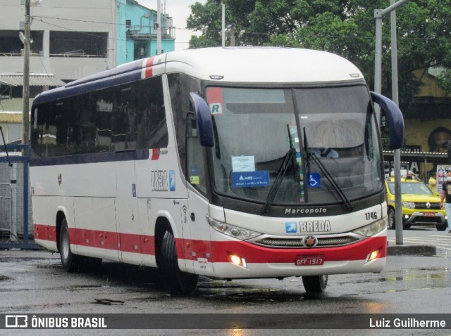 Breda Transportes e Serviços 1746 na cidade de Rio de Janeiro, Rio de Janeiro, Brasil, por Luiz Guilherme. ID da foto: 9622525.