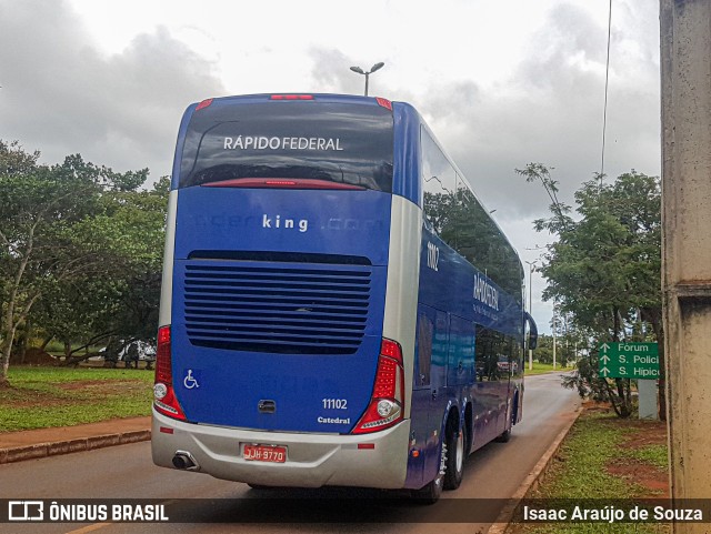 Rápido Federal 11102 na cidade de Brasília, Distrito Federal, Brasil, por Isaac Araújo de Souza. Número da foto: #9621739.