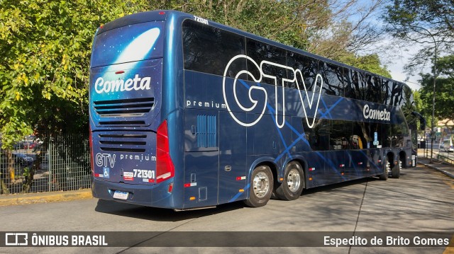Viação Cometa 721301 na cidade de São Paulo, São Paulo, Brasil, por Espedito de Brito Gomes. Número da foto: #9619850.