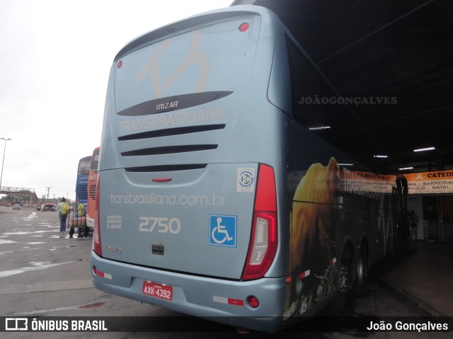 Transbrasiliana Transportes e Turismo 2750 na cidade de Taguatinga, Distrito Federal, Brasil, por João Gonçalves. Número da foto: #9619611.