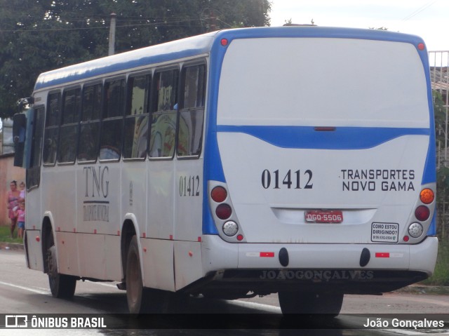 Transportes Novo Gama 014-12 na cidade de Novo Gama, Goiás, Brasil, por João Gonçalves. Número da foto: #9619749.