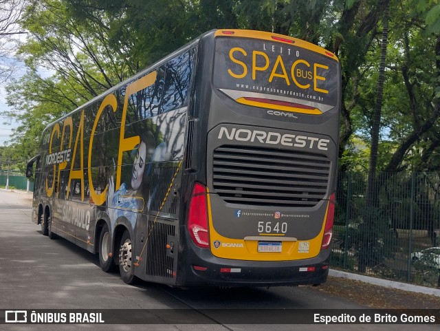 Expresso Nordeste 5640 na cidade de São Paulo, São Paulo, Brasil, por Espedito de Brito Gomes. Número da foto: #9704306.