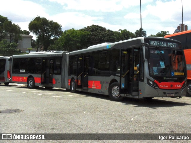 Express Transportes Urbanos Ltda 4 8708 na cidade de São Paulo, São Paulo, Brasil, por Igor Policarpo. Número da foto: #9705609.
