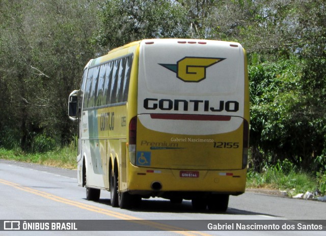 Empresa Gontijo de Transportes 12155 na cidade de Itajuípe, Bahia, Brasil, por Gabriel Nascimento dos Santos. ID da foto: 9705119.