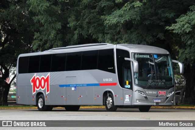 Auto Viação 1001 RJ 108.1262 na cidade de São Paulo, São Paulo, Brasil, por Matheus Souza. Número da foto: #9705876.