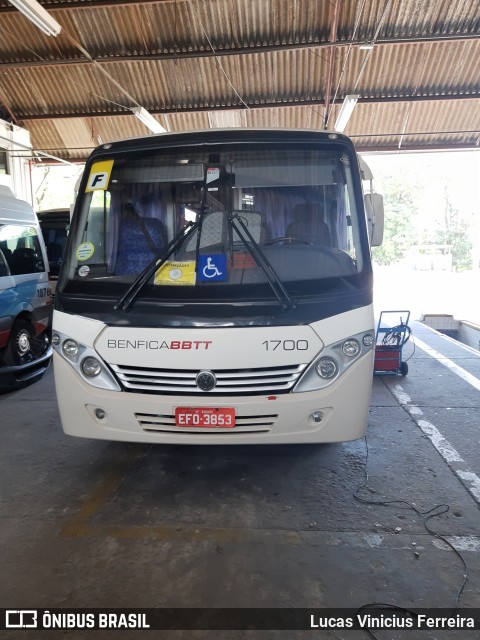 BBTT - Benfica Barueri Transporte e Turismo 1700 na cidade de Sorocaba, São Paulo, Brasil, por Lucas Vinicius Ferreira. ID da foto: 9704677.