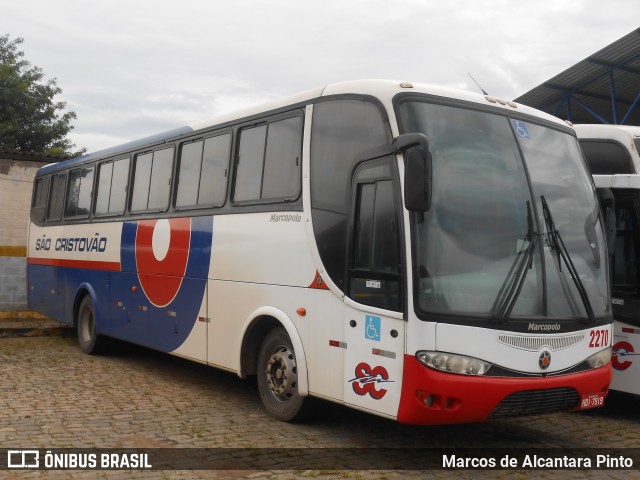 Viação São Cristóvão 2270 na cidade de Lavras, Minas Gerais, Brasil, por Marcos de Alcantara Pinto. Número da foto: #9707758.
