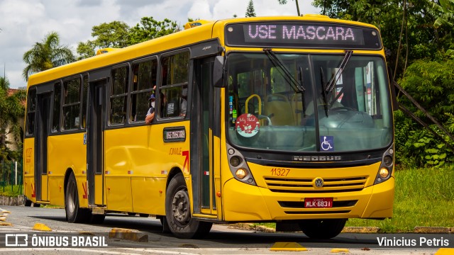 Gidion Transporte e Turismo 11327 na cidade de Joinville, Santa Catarina, Brasil, por Vinicius Petris. Número da foto: #9705462.