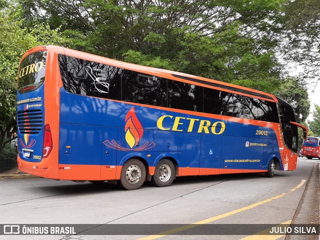 Viação Cetro 20012 na cidade de São Paulo, São Paulo, Brasil, por JULIO SILVA. Número da foto: #9707603.