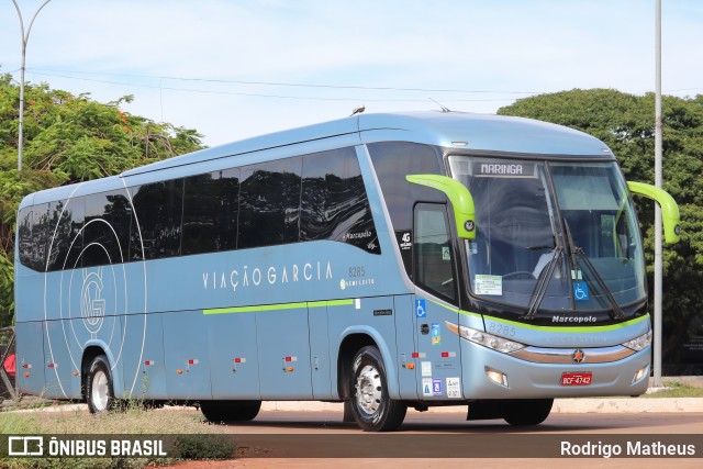Viação Garcia 8285 na cidade de Maringá, Paraná, Brasil, por Rodrigo Matheus. Número da foto: #9706043.