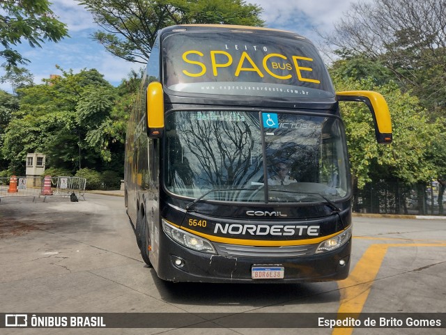 Expresso Nordeste 5640 na cidade de São Paulo, São Paulo, Brasil, por Espedito de Brito Gomes. Número da foto: #9704287.