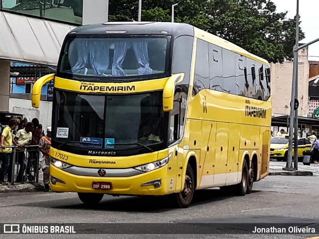 Viação Itapemirim 17023 na cidade de Rio de Janeiro, Rio de Janeiro, Brasil, por Jonathan Oliveira. Número da foto: #9705459.