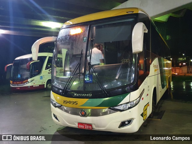 Empresa Gontijo de Transportes 19495 na cidade de Araxá, Minas Gerais, Brasil, por Leonardo Campos. Número da foto: #9704491.