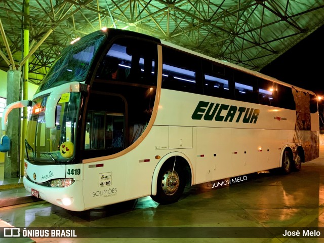 Eucatur - Empresa União Cascavel de Transportes e Turismo 4419 na cidade de Maringá, Paraná, Brasil, por José Melo. Número da foto: #9707272.
