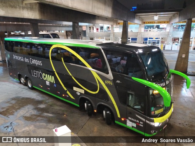 Expresso Princesa dos Campos 6994 na cidade de Curitiba, Paraná, Brasil, por Andrey  Soares Vassão. Número da foto: #9704663.