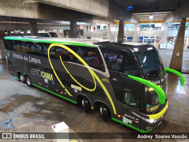 Expresso Princesa dos Campos 6994 na cidade de Curitiba, Paraná, Brasil, por Andrey  Soares Vassão. ID da foto: 9704663.