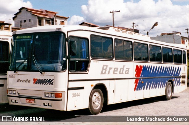 Breda Transportes e Serviços 3044 na cidade de Caçapava, São Paulo, Brasil, por Leandro Machado de Castro. Número da foto: #9706882.