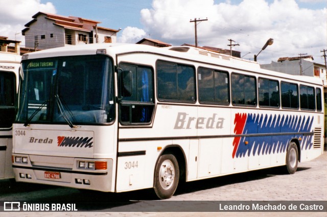 Breda Transportes e Serviços 3044 na cidade de Caçapava, São Paulo, Brasil, por Leandro Machado de Castro. ID da foto: 9706882.