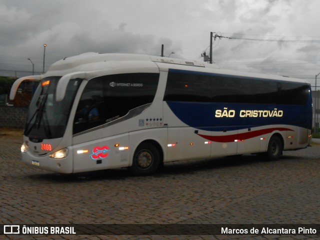 Viação São Cristóvão 2460 na cidade de Lavras, Minas Gerais, Brasil, por Marcos de Alcantara Pinto. ID da foto: 9707835.