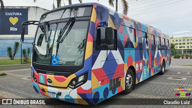 Transportes Paranapuan 10201 na cidade de Rio de Janeiro, Rio de Janeiro, Brasil, por Claudio Luiz. Número da foto: #9707168.