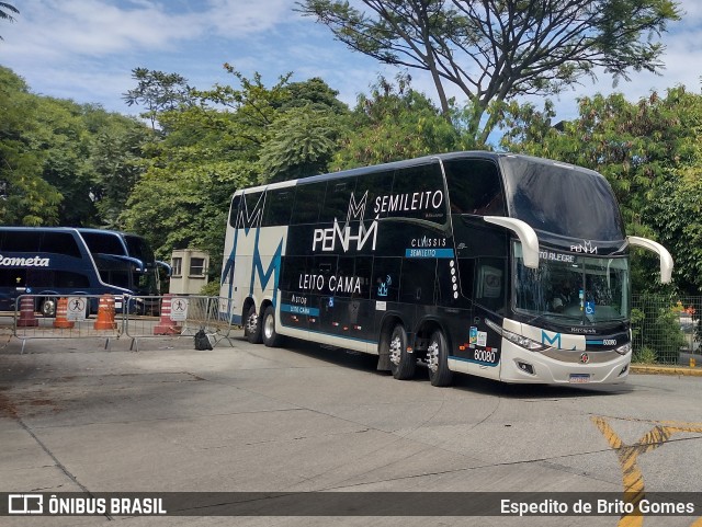 Empresa de Ônibus Nossa Senhora da Penha 60080 na cidade de São Paulo, São Paulo, Brasil, por Espedito de Brito Gomes. ID da foto: 9704255.