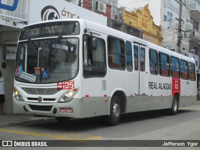 Real Alagoas de Viação 4195 na cidade de Maceió, Alagoas, Brasil, por Jefferson  Ygor. ID da foto: 9706232.