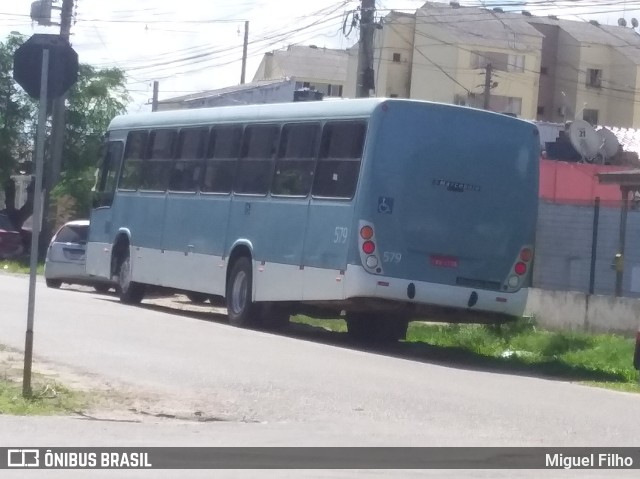 Viação Nossa Senhora Conquistadora 579 na cidade de Pelotas, Rio Grande do Sul, Brasil, por Miguel Filho. Número da foto: #9704777.