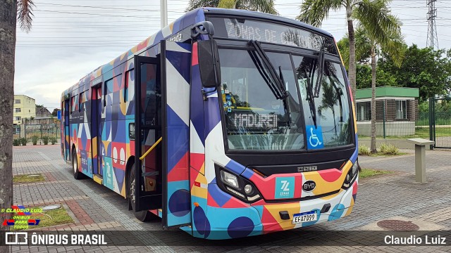 Transportes Paranapuan 10201 na cidade de Rio de Janeiro, Rio de Janeiro, Brasil, por Claudio Luiz. Número da foto: #9707173.