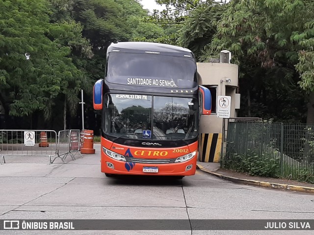 Viação Cetro 20012 na cidade de São Paulo, São Paulo, Brasil, por JULIO SILVA. Número da foto: #9707546.